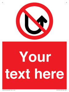 Custom prohibition No u turns